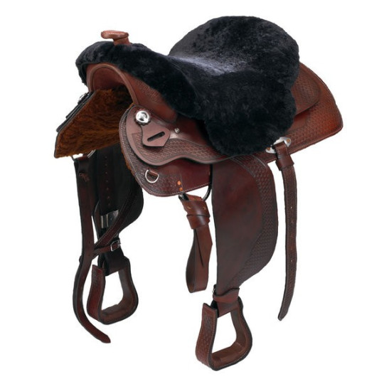 Dessus de selle mouton véritable