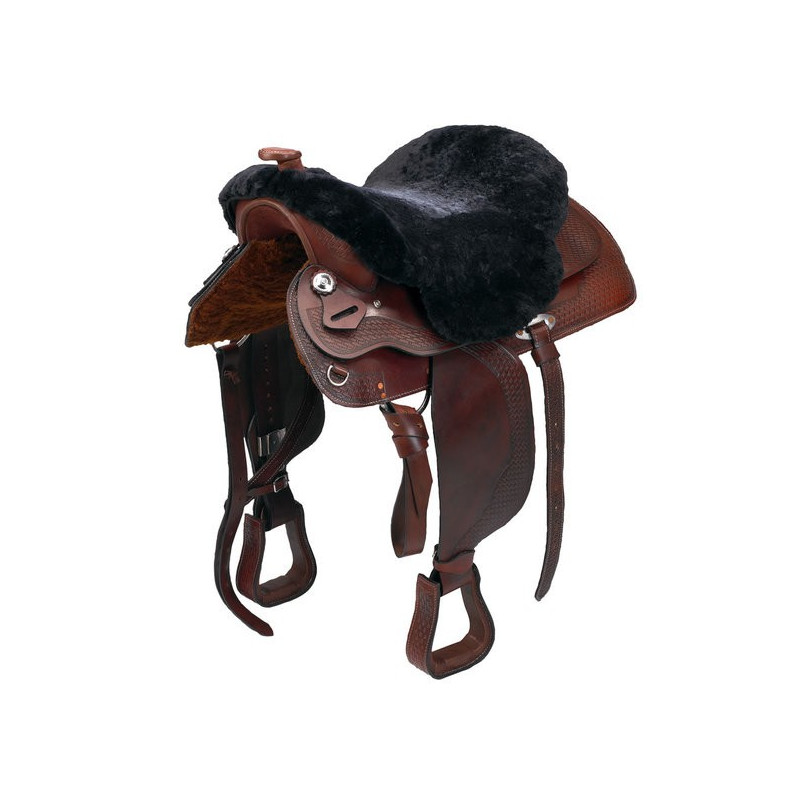 Dessus de selle mouton véritable