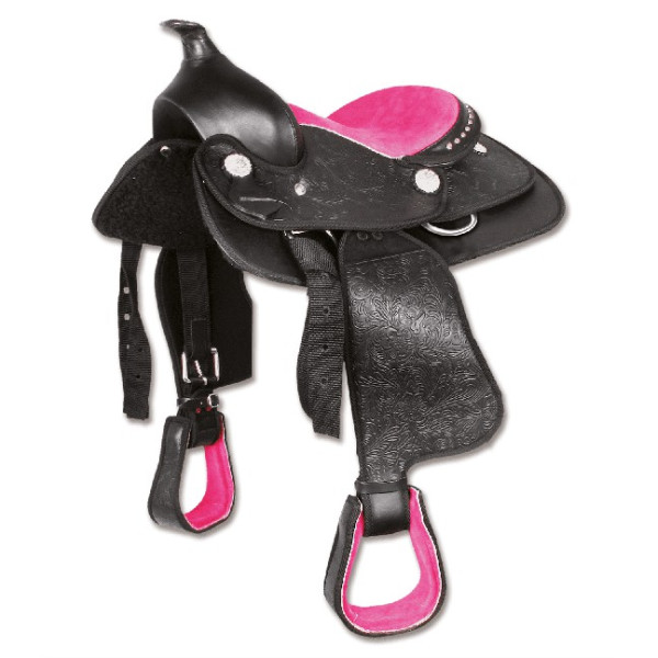 Selle western Think Pink poney