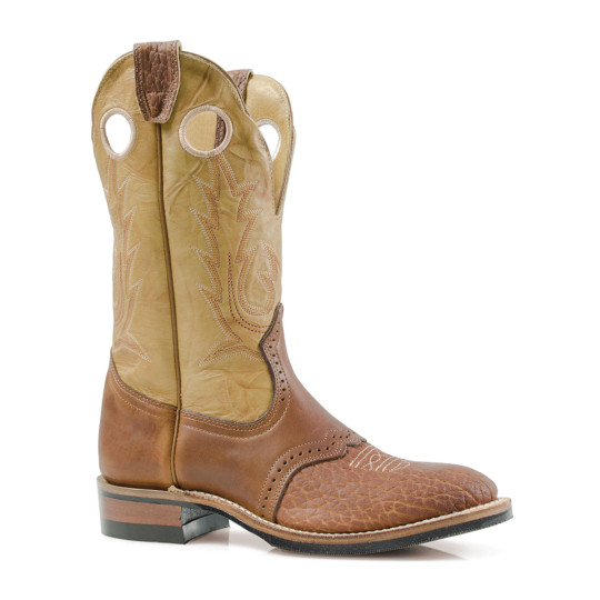 BOTTES WESTERN ROPER BOULET BICOLORE